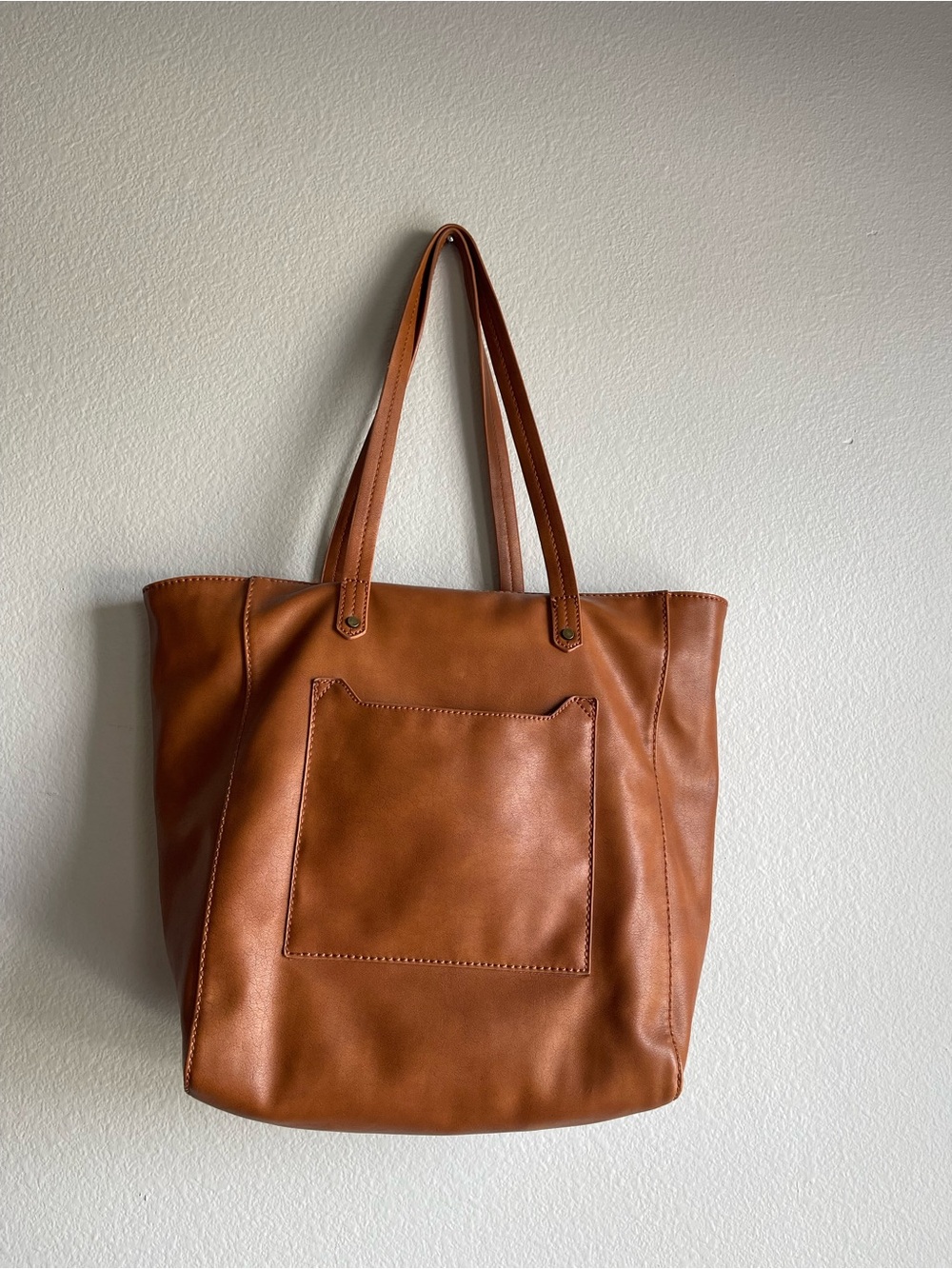 Universal Thread Brown Leather Shoulder Tote